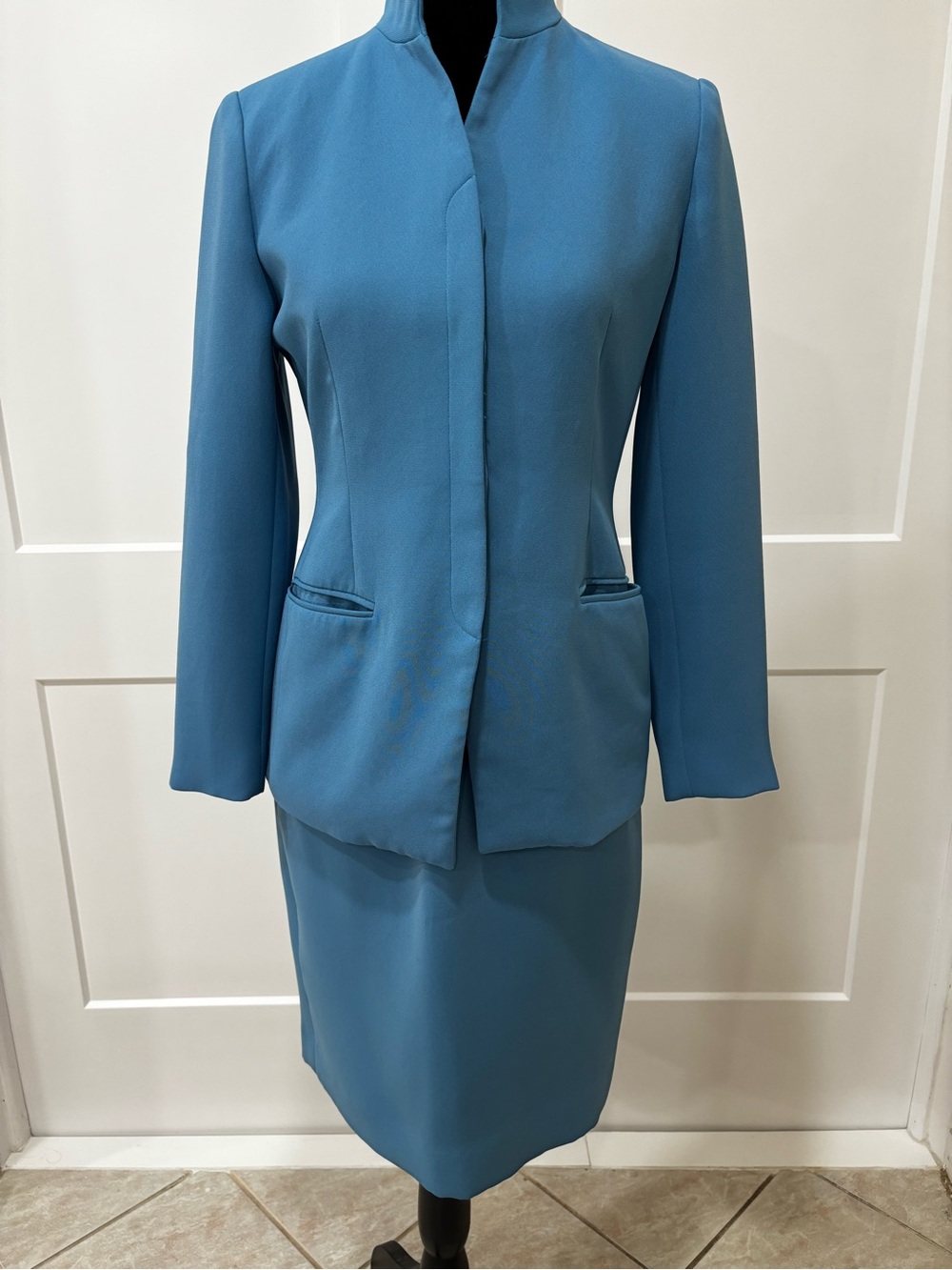 Jones New York Blue Petite Suit Jacket